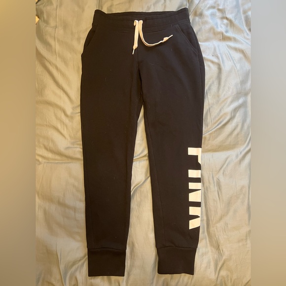PINK Black Sweatpants - Picture 4 of 5